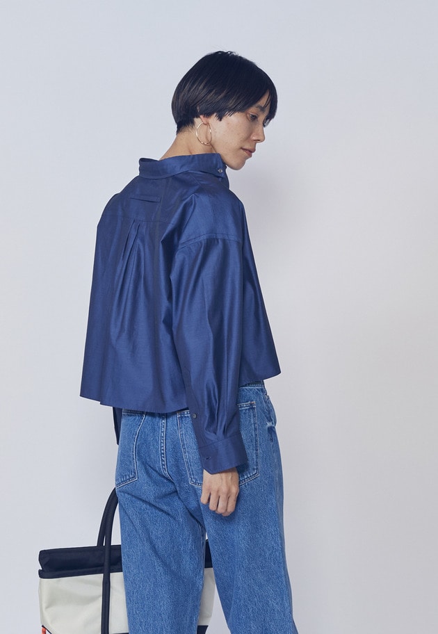 【予約】＜TICCA（ティッカ）＞別注ショートボタンダウンシャツ 詳細画像 Navy 2