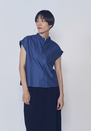 【予約】＜TICCA（ティッカ）＞別注フレンチシャツブラウス