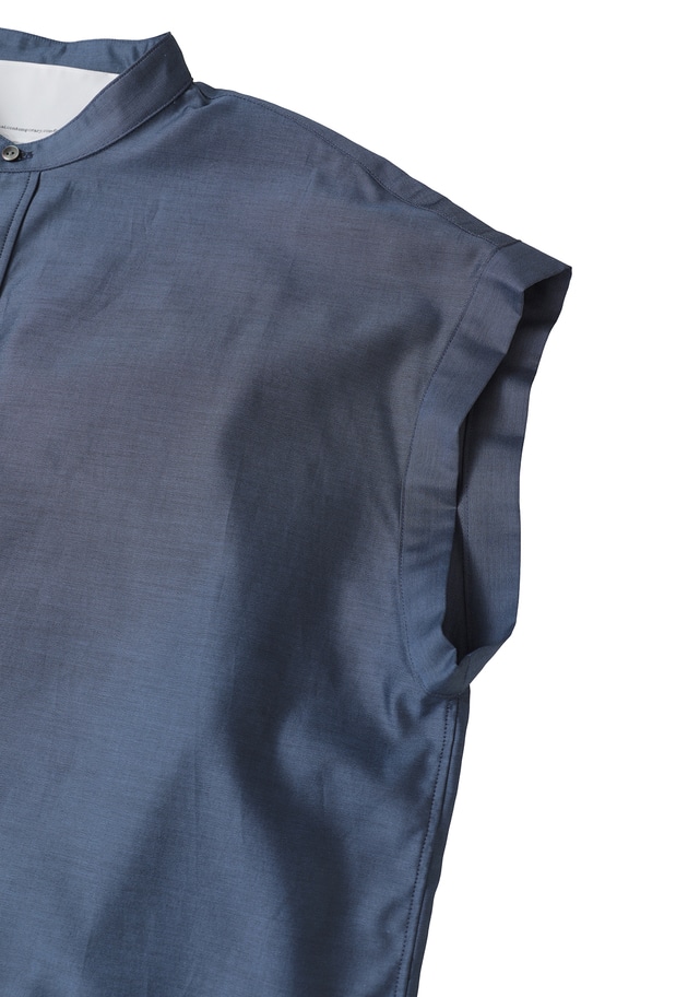 ＜TICCA（ティッカ）＞別注フレンチシャツブラウス 詳細画像 Navy 14