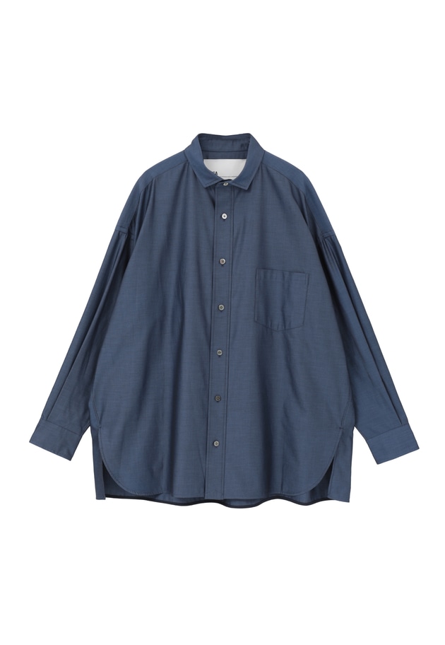 ＜TICCA（ティッカ）＞別注スクエアビッグシャツ 詳細画像 Navy 11