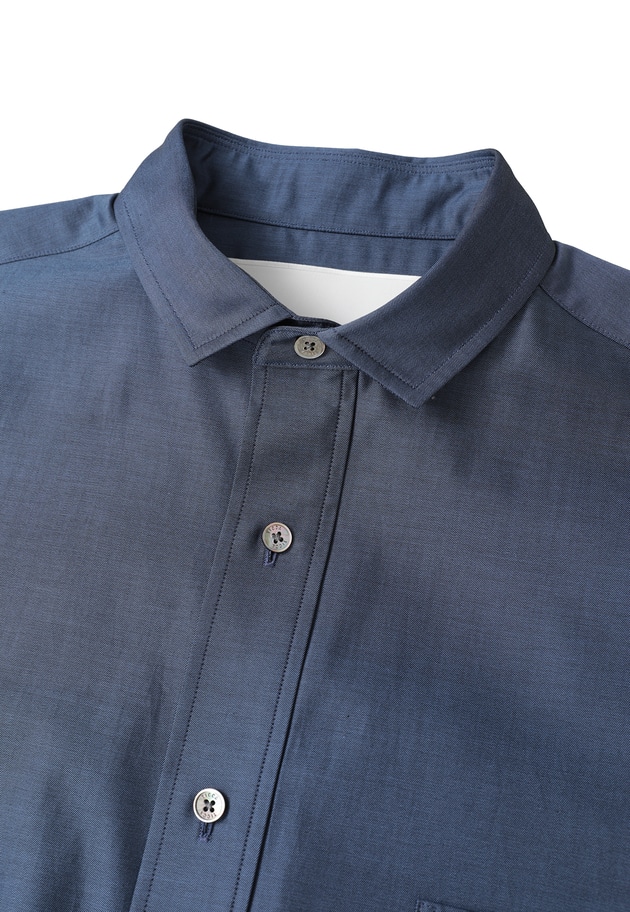 ＜TICCA（ティッカ）＞別注スクエアビッグシャツ 詳細画像 Navy 13