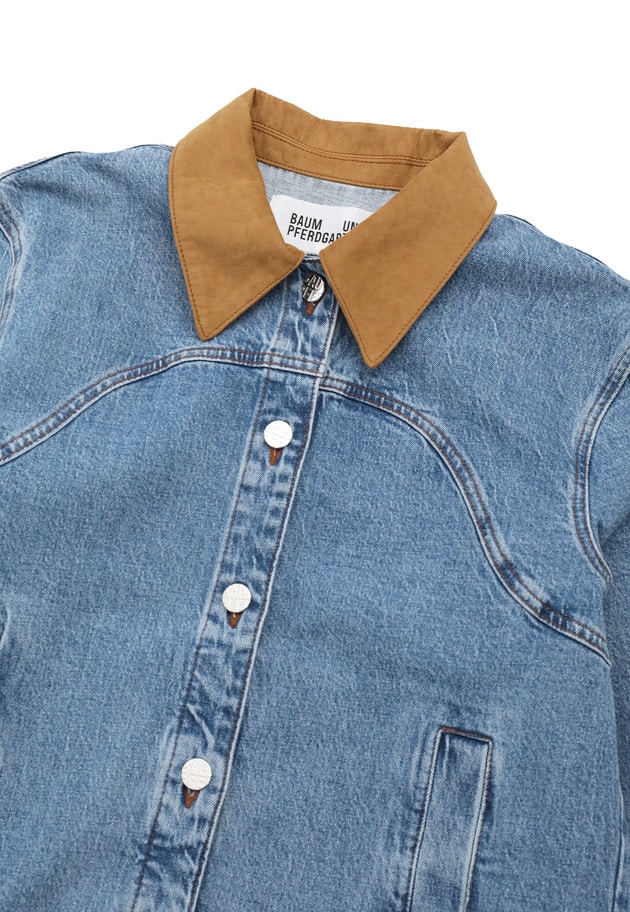 ＜BAUN UND PFERDGARTEN（バウムウンドヘルガーデン）＞デニムジャケット 詳細画像 Blue 3