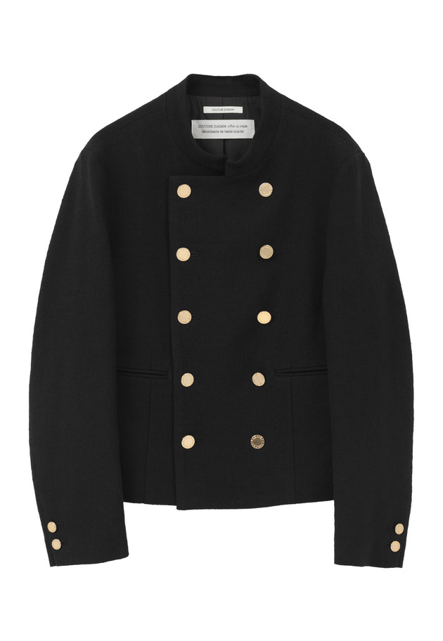 ＜COUTURE D'ADAM（クチュール ド アダム）＞スペンサージャケット 詳細画像 Black 5