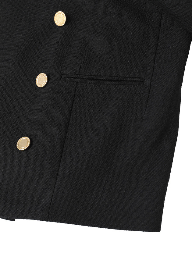 ＜COUTURE D'ADAM（クチュール ド アダム）＞スペンサージャケット 詳細画像 Black 9