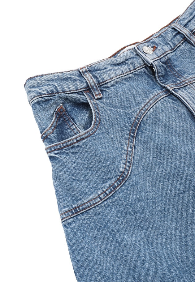 ＜BAUN UND PFERDGARTEN（バウムウンドヘルガーデン）＞デニムパンツ 詳細画像 Blue 12