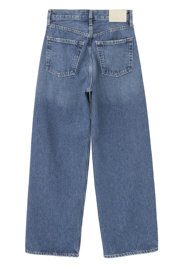 ＜CITIZENS OF HUMANITY（シチズンズ オブ ヒューマニティ）＞&ldquo;AYLA BAGGY CROP PETITE&rdquo;デニムパンツ 詳細画像 Blue 7