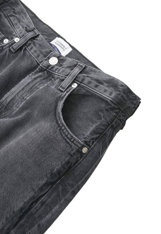 ＜CITIZENS OF HUMANITY（シチズンズ オブ ヒューマニティ）＞&ldquo;LINDZ&rdquo;イージーストレートデニムパンツ 詳細画像 Black 13