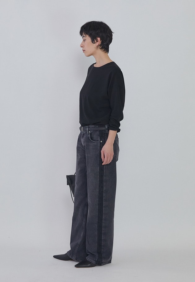 ＜CITIZENS OF HUMANITY（シチズンズ オブ ヒューマニティ）＞&ldquo;LINDZ&rdquo;イージーストレートデニムパンツ 詳細画像 Black 6