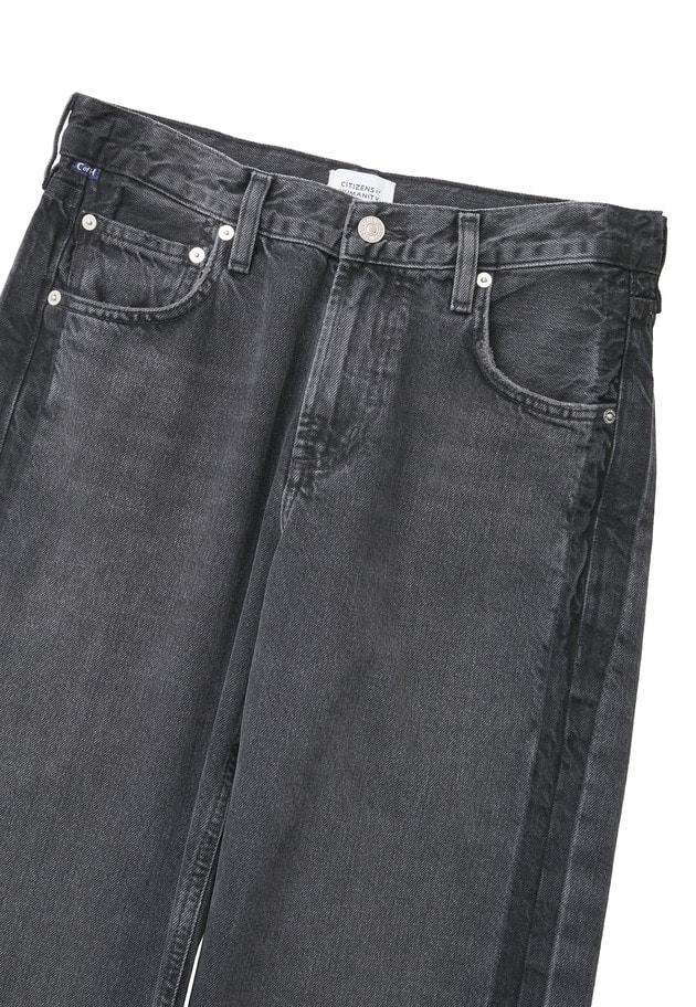 ＜CITIZENS OF HUMANITY（シチズンズ オブ ヒューマニティ）＞&ldquo;LINDZ&rdquo;イージーストレートデニムパンツ 詳細画像 Black 9