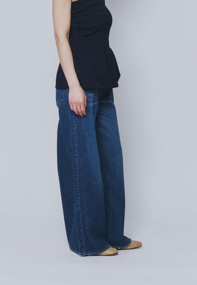 ＜BONNY WOVEN (ボニーウーブン)＞&ldquo;Light OZ Baggy &rdquo;デニムパンツ 詳細画像 Blue 2