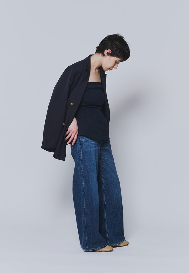 ＜BONNY WOVEN (ボニーウーブン)＞&ldquo;Light OZ Baggy &rdquo;デニムパンツ 詳細画像 Blue 5