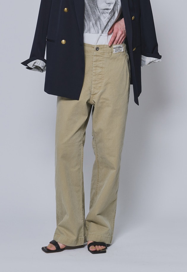 ＜COUTURE D'ADAM（クチュール ド アダム）＞&ldquo;Old Chino&rdquo;チノパンツ 詳細画像 Beige 1