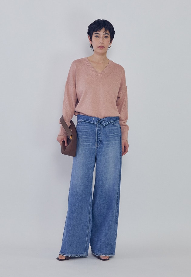 ＜upper hights / アッパーハイツ＞&ldquo;THE LIAM BELT&rdquo;デニムパンツ 詳細画像 Blue 3