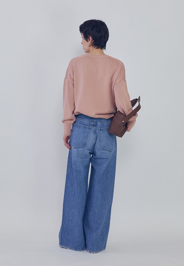 ＜upper hights / アッパーハイツ＞&ldquo;THE LIAM BELT&rdquo;デニムパンツ 詳細画像 Blue 5