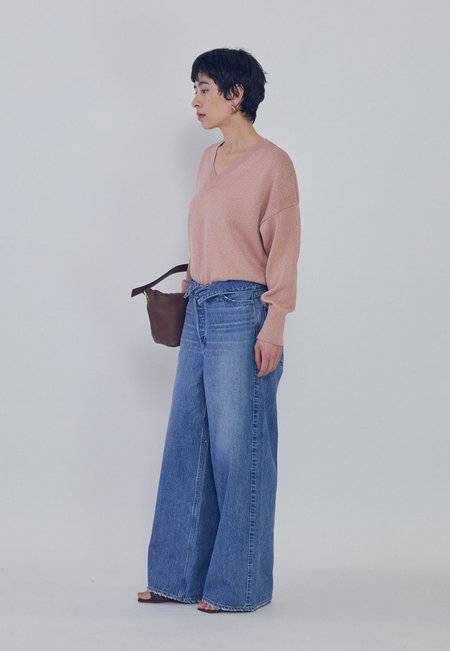 ＜upper hights / アッパーハイツ＞&ldquo;THE LIAM BELT&rdquo;デニムパンツ 詳細画像 Blue 6