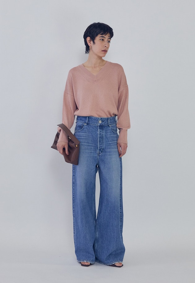 ＜upper hights / アッパーハイツ＞&ldquo;THE LIAM BELT&rdquo;デニムパンツ 詳細画像 Blue 7