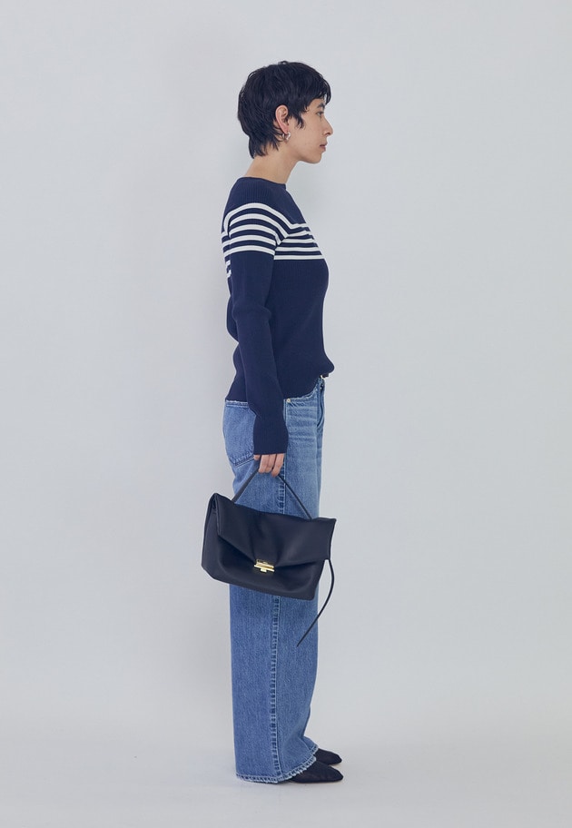 ＜upper hights / アッパーハイツ＞&ldquo;THE NIECE MID-RISE&rdquo;デニムパンツ 詳細画像 Blue 3