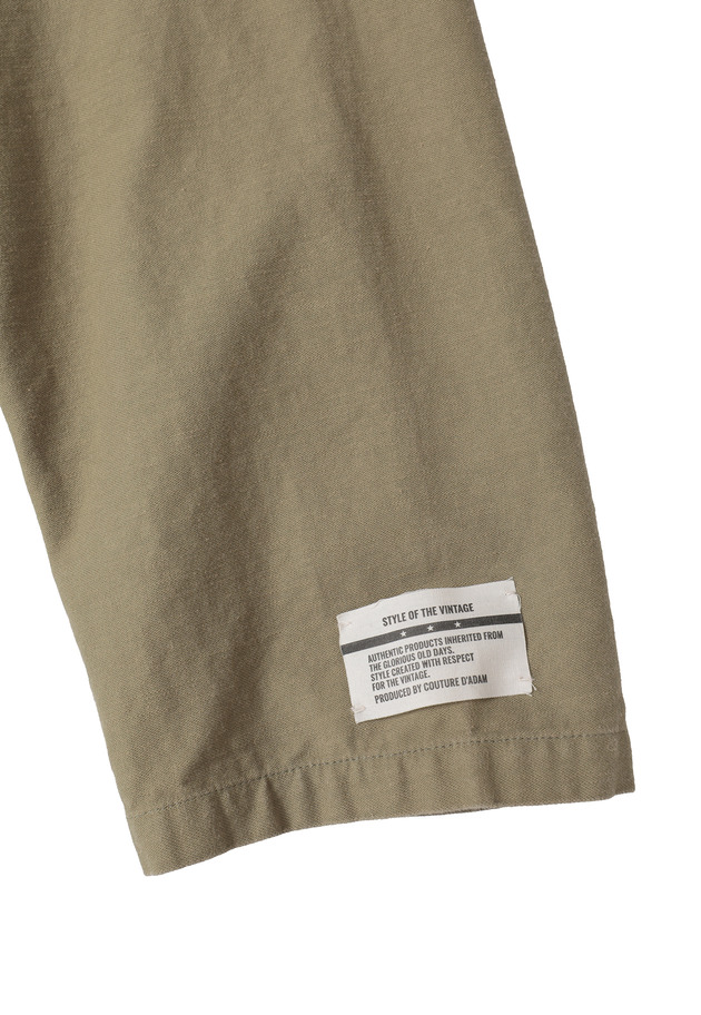 ＜COUTURE D'ADAM（クチュール ド アダム）＞&ldquo;Smiley Old OG107&rdquo;ユーティリティシャツ 詳細画像 Khaki 11