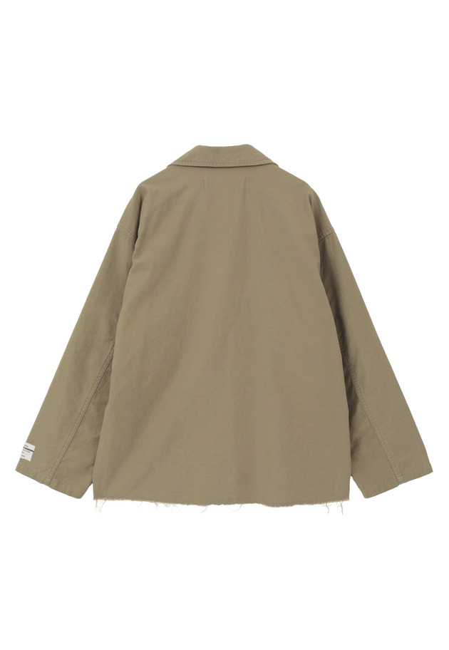 ＜COUTURE D'ADAM（クチュール ド アダム）＞&ldquo;Smiley Old OG107&rdquo;ユーティリティシャツ 詳細画像 Khaki 9