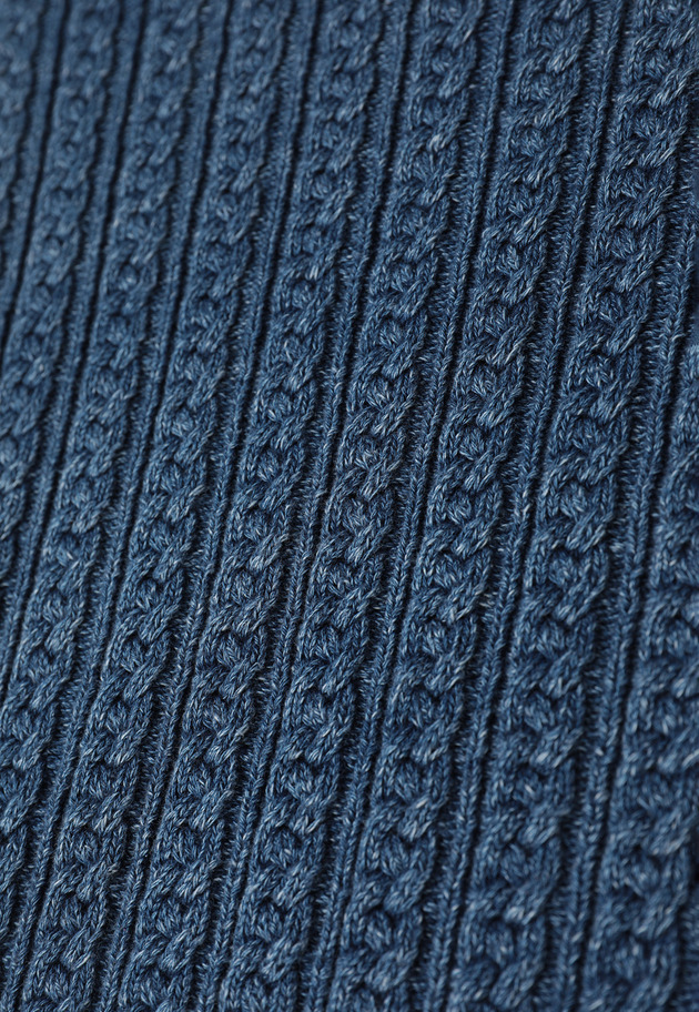 ＜COUTURE D'ADAM（クチュール ド アダム）＞コットンショートスリーブニット 詳細画像 Blue 12