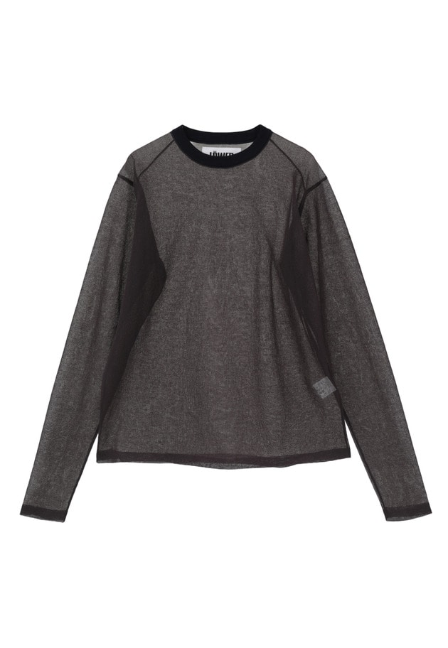 ＜LOWER（ローヴァー）＞&ldquo;18G Plainstitch&rdquo;シアーニット 詳細画像 Khaki 6