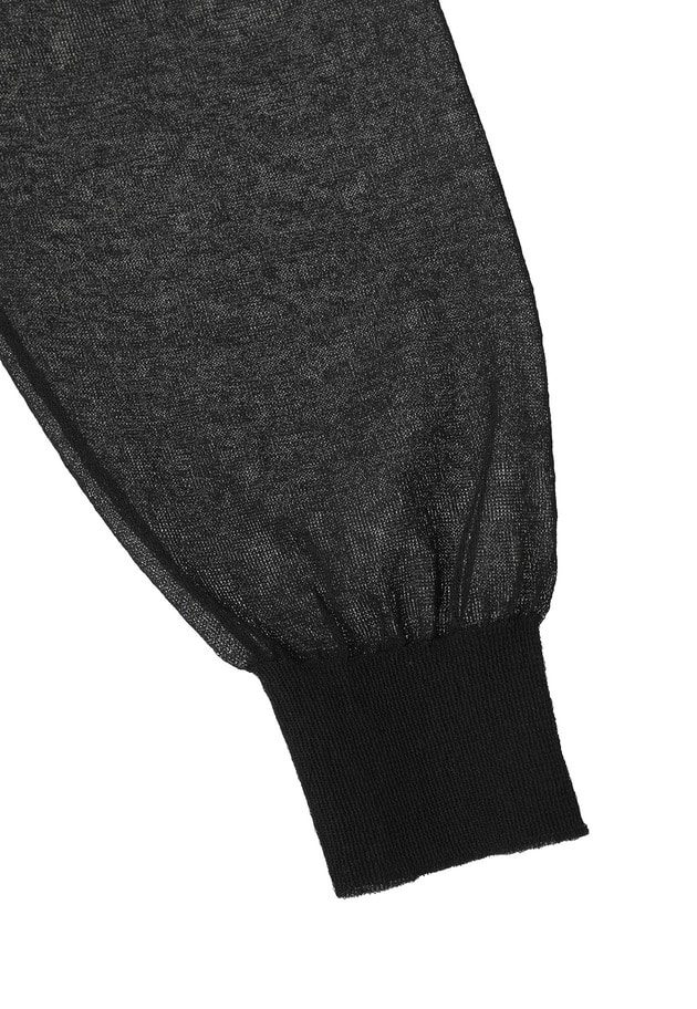 ＜LOWER（ローヴァー）＞18Gシアーボタンシャツ 詳細画像 Black 11