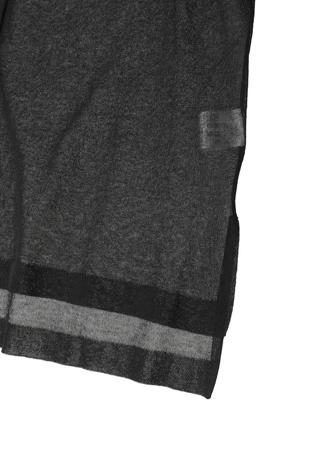 ＜LOWER（ローヴァー）＞18Gシアーボタンシャツ 詳細画像 Black 12