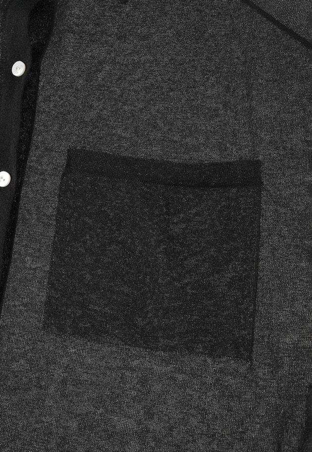 ＜LOWER（ローヴァー）＞18Gシアーボタンシャツ 詳細画像 Black 13