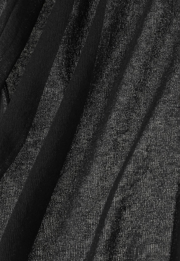 ＜LOWER（ローヴァー）＞18Gシアーボタンシャツ 詳細画像 Black 15