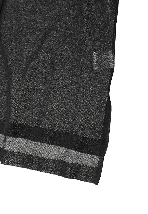 ＜LOWER（ローヴァー）＞18Gシアーボタンシャツ 詳細画像 Black 5