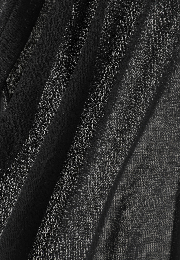 ＜LOWER（ローヴァー）＞18Gシアーボタンシャツ 詳細画像 Black 8