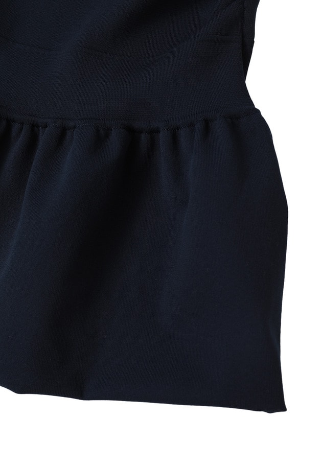 ＜LOWER（ローヴァー）＞&ldquo;18G Smooth Peplum&rdquo;ベアトップ 詳細画像 Blue 10