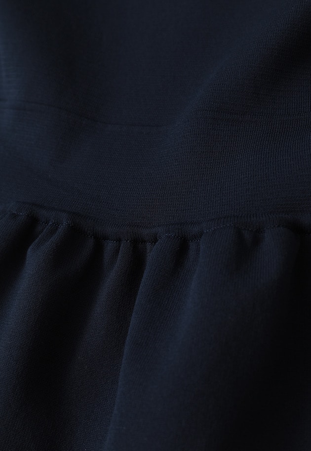 ＜LOWER（ローヴァー）＞&ldquo;18G Smooth Peplum&rdquo;ベアトップ 詳細画像 Blue 11