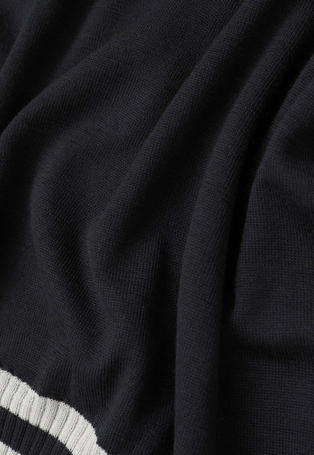 ＜tricot de papa（トリコ・デ・パパ）>スクールニットプルオーバー 詳細画像 Navy 17