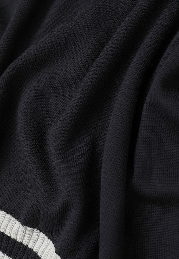 ＜tricot de papa（トリコ・デ・パパ）>スクールニットプルオーバー 詳細画像 Navy 7