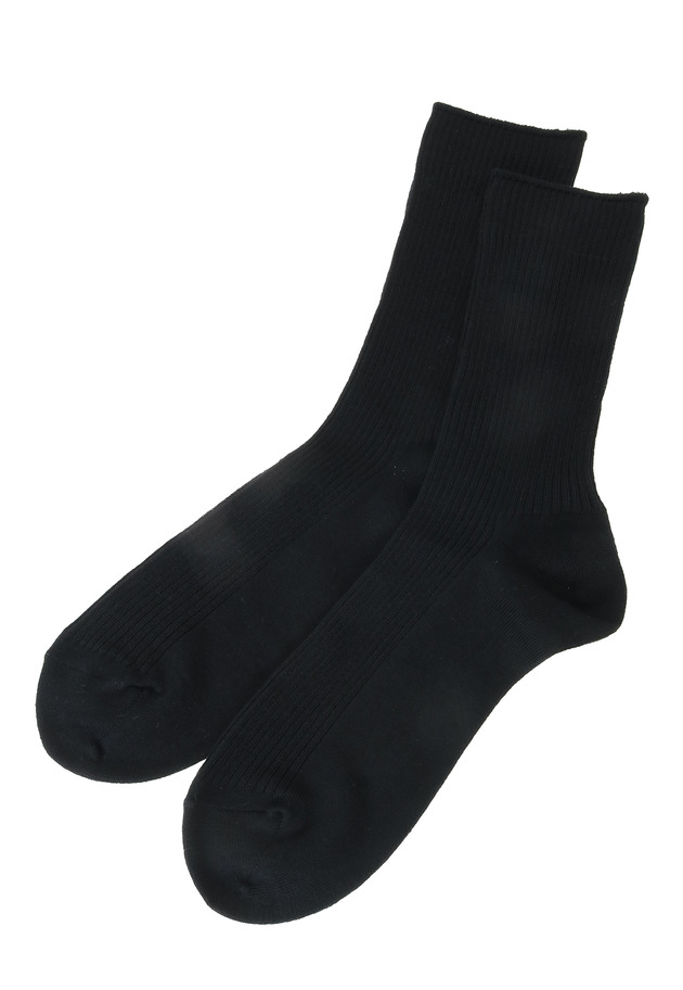 ＜MARCOMONDE（マルコモンド）＞コットンリブソックス 詳細画像 Black 3