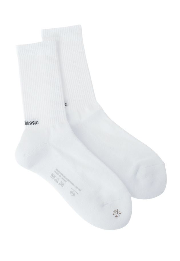 ＜MARCOMONDE（マルコモンド）＞スポーティーパイルソックス 詳細画像 White 1