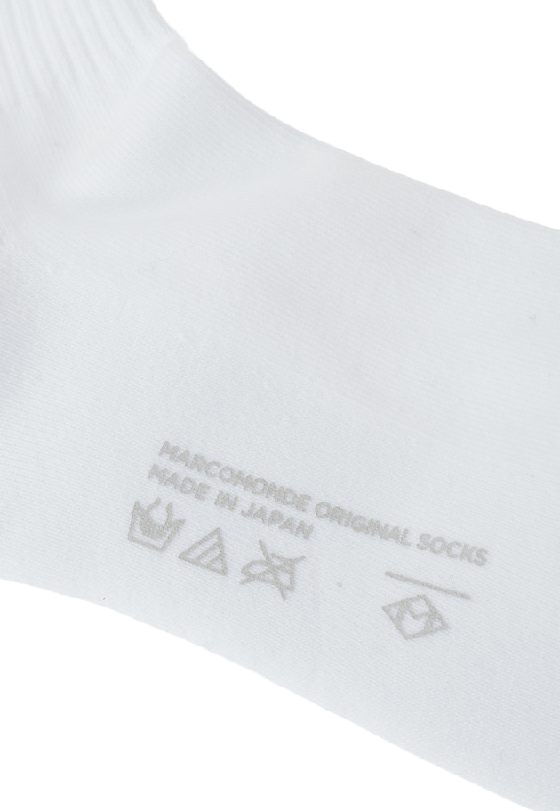 ＜MARCOMONDE（マルコモンド）＞スポーティーパイルソックス 詳細画像 White 8