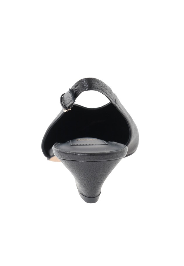 ＜HENRI EN VARGO（ヘンリエンヴァーゴ）＞&ldquo;Yves&rdquo;スリングバックパンプス 詳細画像 Black 8