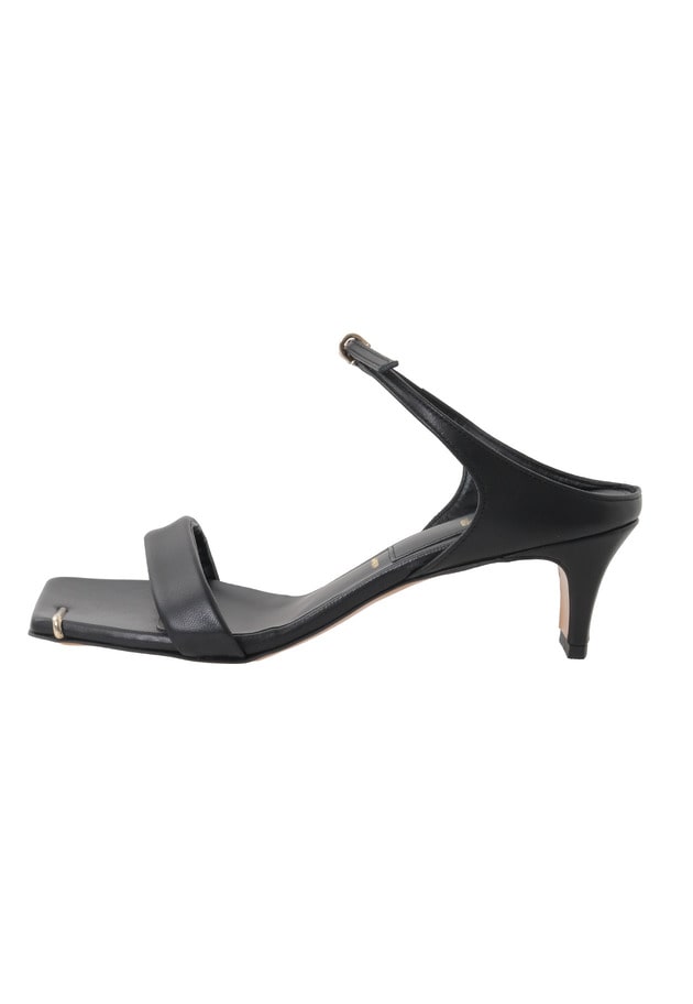 ＜HENRI EN VARGO（ヘンリエンヴァーゴ）＞"May"ヒールサンダル 詳細画像 Black 6