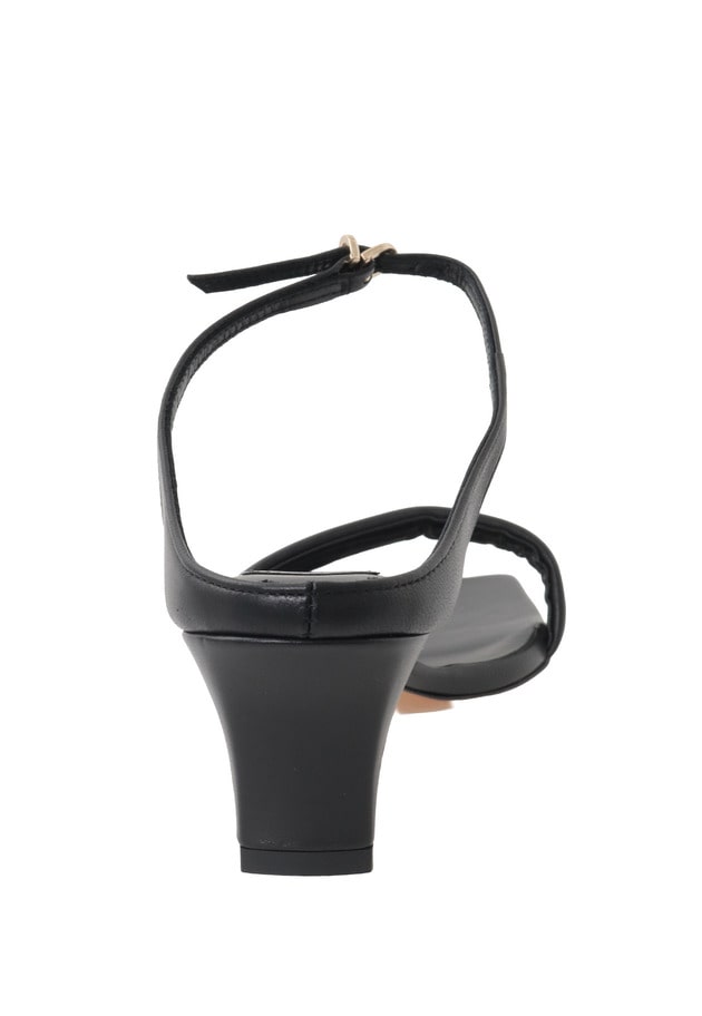 ＜HENRI EN VARGO（ヘンリエンヴァーゴ）＞"May"ヒールサンダル 詳細画像 Black 7