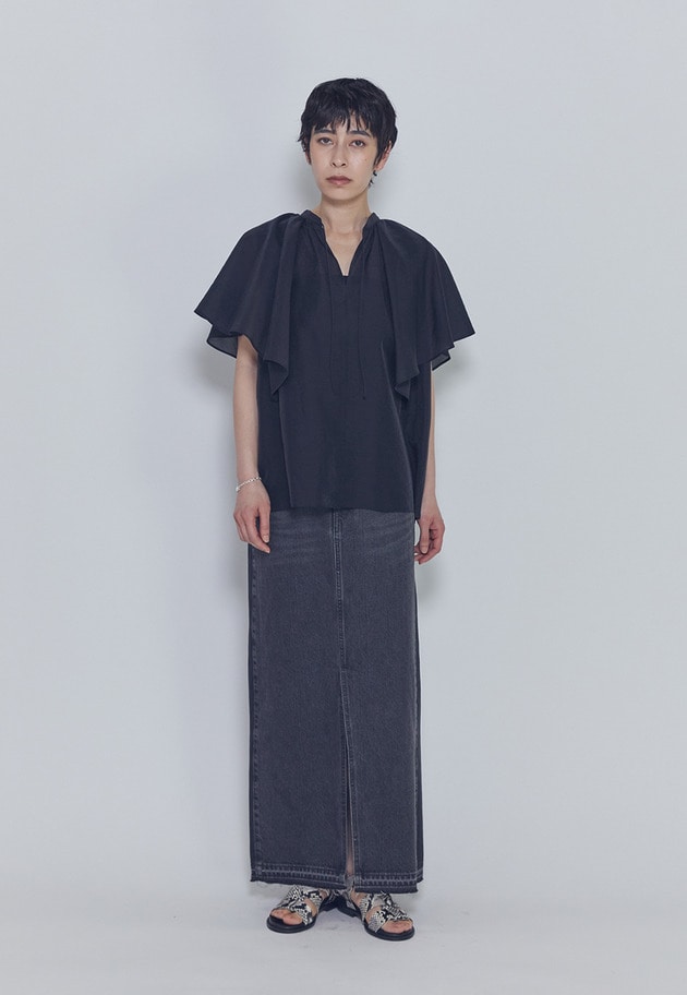 ＜Luca Grossi (ルカ グロッシ)＞パイソンサンダル 詳細画像 Black 3