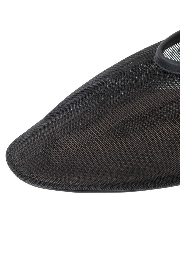 ＜NEBULONI E. (ネブローニ)＞メッシュアーモンドトゥパンプス 詳細画像 Black 12