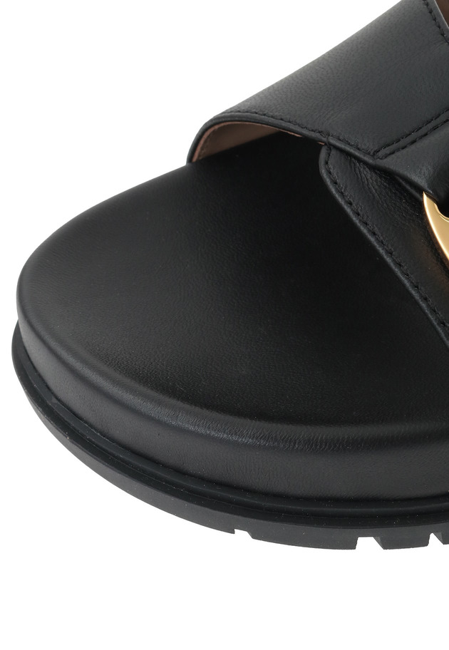 ＜POLO RALPH LAUREN（ポロ ラルフ ローレン）＞"TASHA SLIDE"サンダル 詳細画像 Black 11