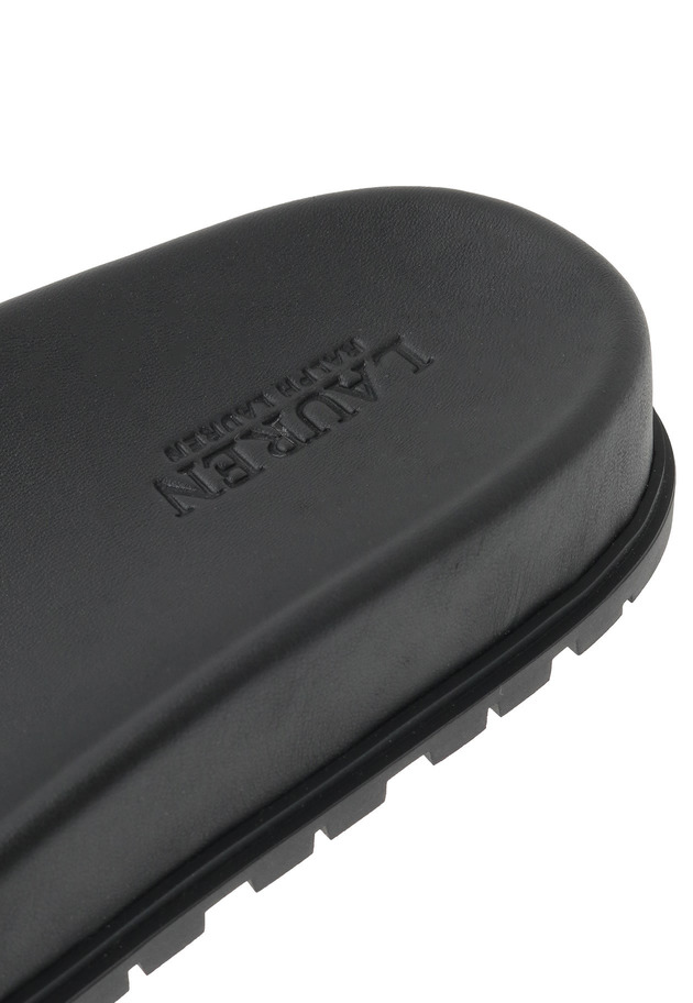 ＜POLO RALPH LAUREN（ポロ ラルフ ローレン）＞"TASHA SLIDE"サンダル 詳細画像 Black 9