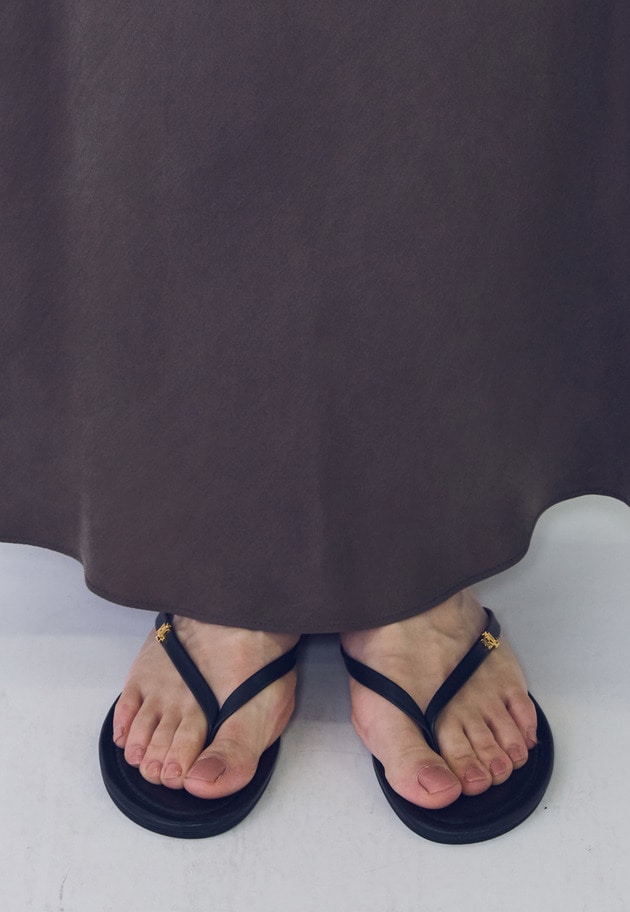 ＜POLO RALPH LAUREN（ポロ ラルフ ローレン）＞"RAQUEL"サンダル 詳細画像 Black 2