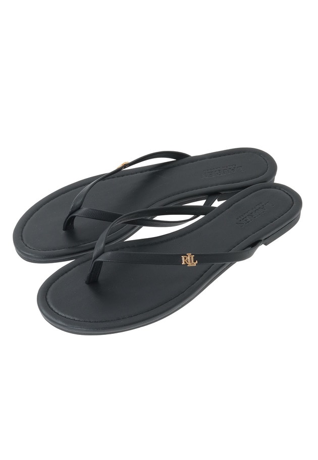 ＜POLO RALPH LAUREN（ポロ ラルフ ローレン）＞"RAQUEL"サンダル 詳細画像 Black 4