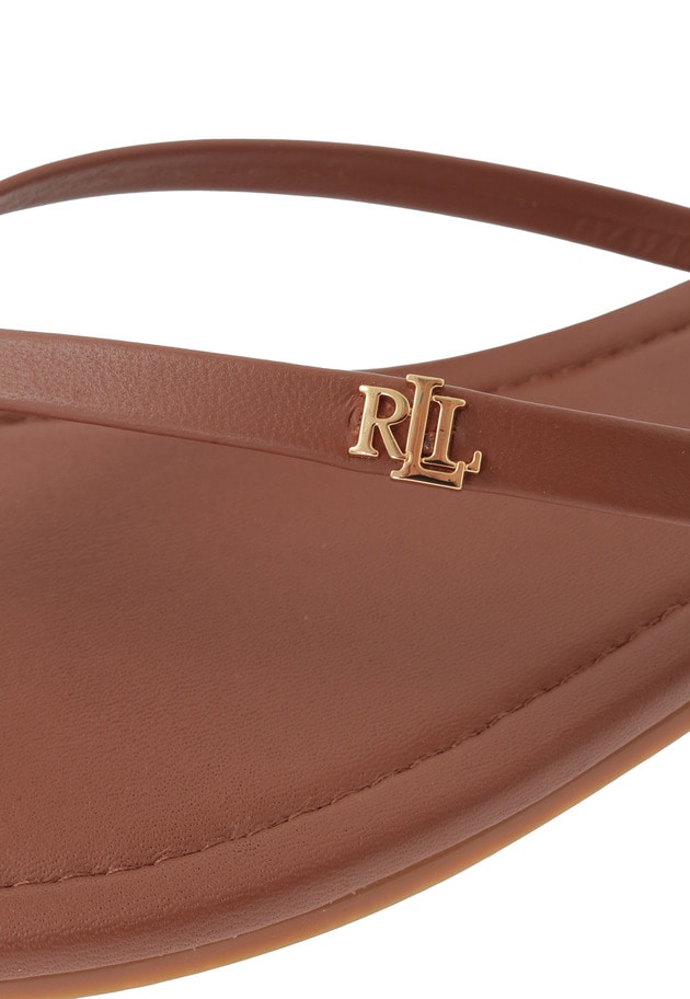 ＜POLO RALPH LAUREN（ポロ ラルフ ローレン）＞"RAQUEL"サンダル 詳細画像 Brown 10