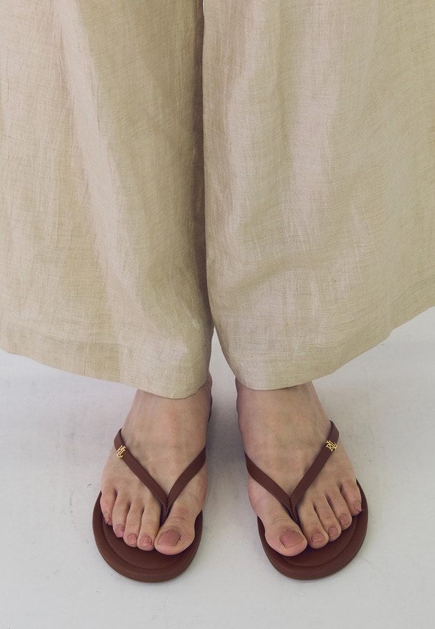 ＜POLO RALPH LAUREN（ポロ ラルフ ローレン）＞"RAQUEL"サンダル 詳細画像 Brown 2