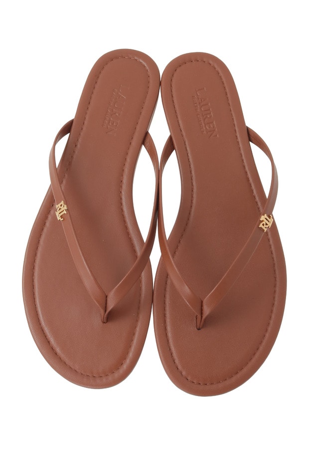 ＜POLO RALPH LAUREN（ポロ ラルフ ローレン）＞"RAQUEL"サンダル 詳細画像 Brown 5